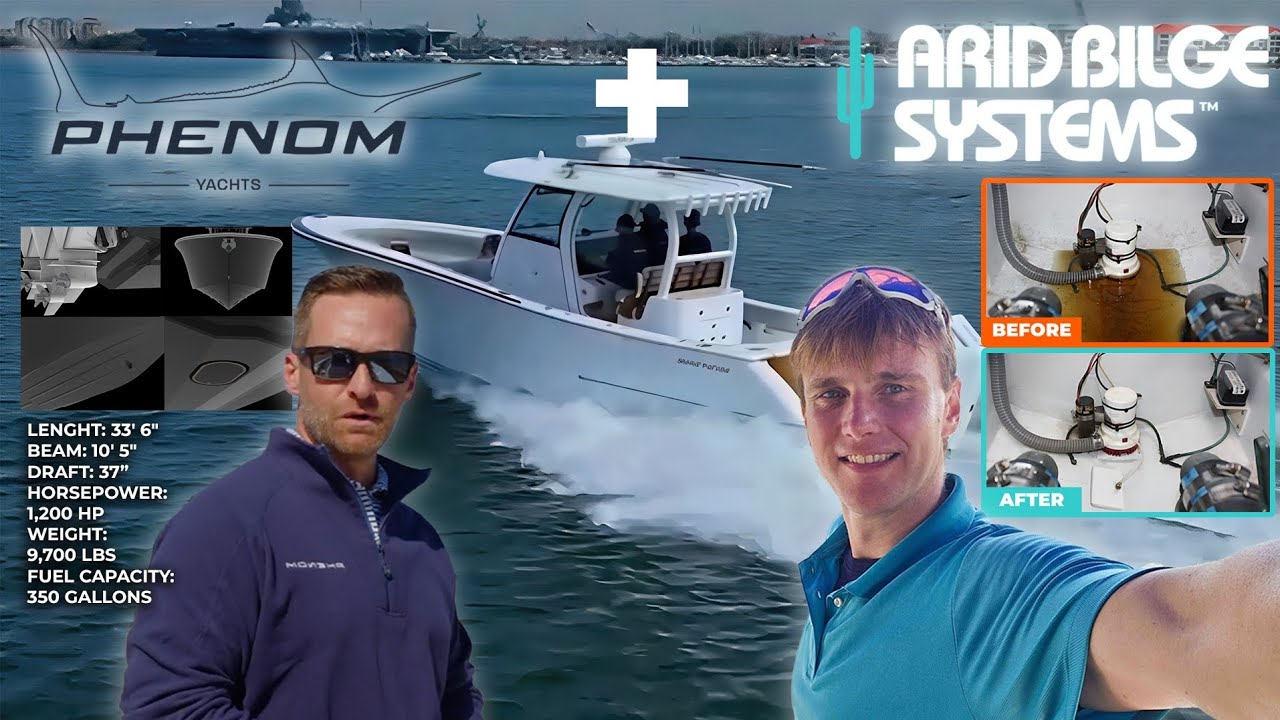 Why Phenom Yachts Trusts Arid Bilge Systems for a Cleaner, Longer-Lasting Boat