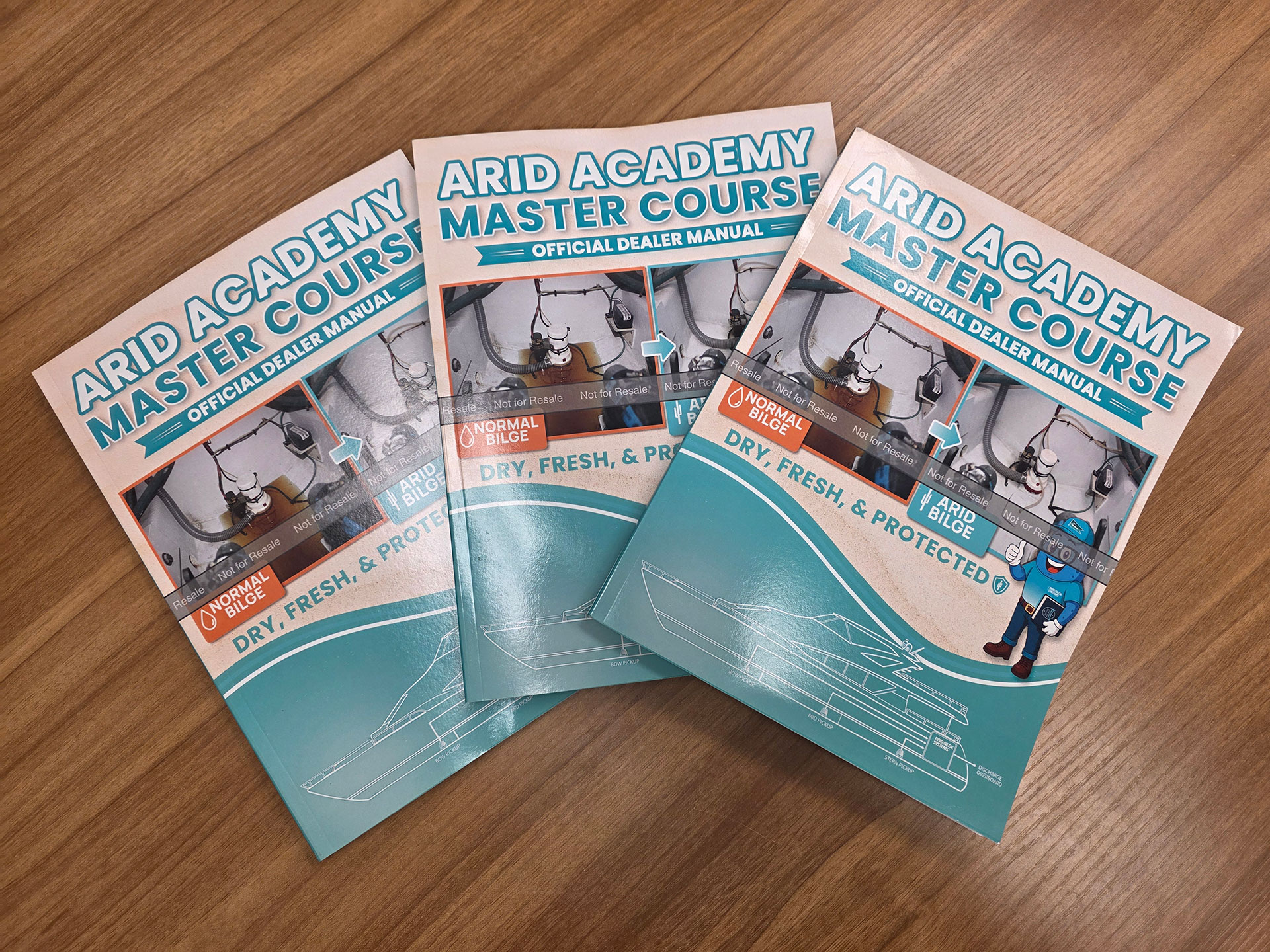 Arid-Academy-Mastercourse---horizontal - Arid Bilge Systems Arid Academy master class books