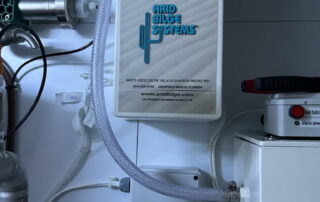 Arid Bilge Systems Series 2 - installed and providing dry, protected service to minimize reesigual water damage.