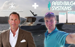 Steve Gilchrist and Alfred Baurley in the Straight Up Marine interview, with Arid Bilge Systems equipment.