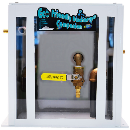 Eco-Drain 2 Pro Lexan oily bilge water separator with brass drain valve