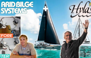 Hylas Yachts and Arid Bilge Systems interview thumbnail with Kevin Wensley and Alfred Baurley.