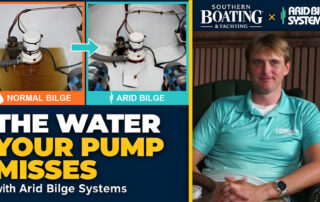 Southern Boating interview with Alfred Baurley, alongside bilge before-and-after photos