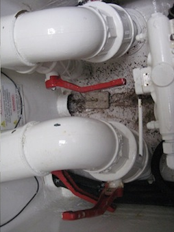 Archived after photograph: Pipes and valves.