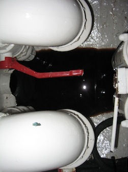 Archived before photograph: Pipes and valves.